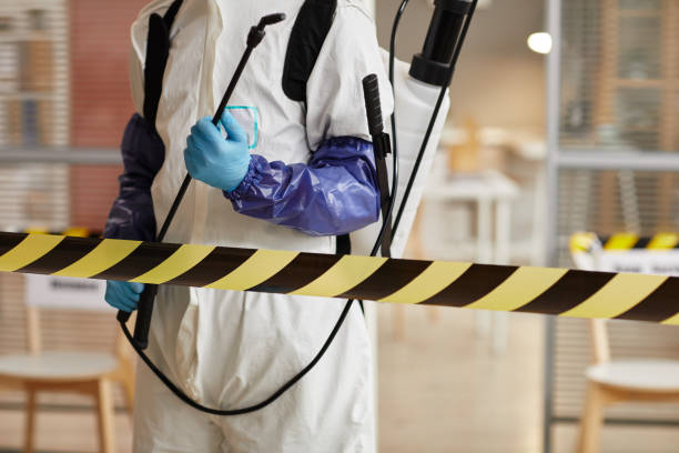 Professional Blood Cleanup technician working in Livingston, NJ